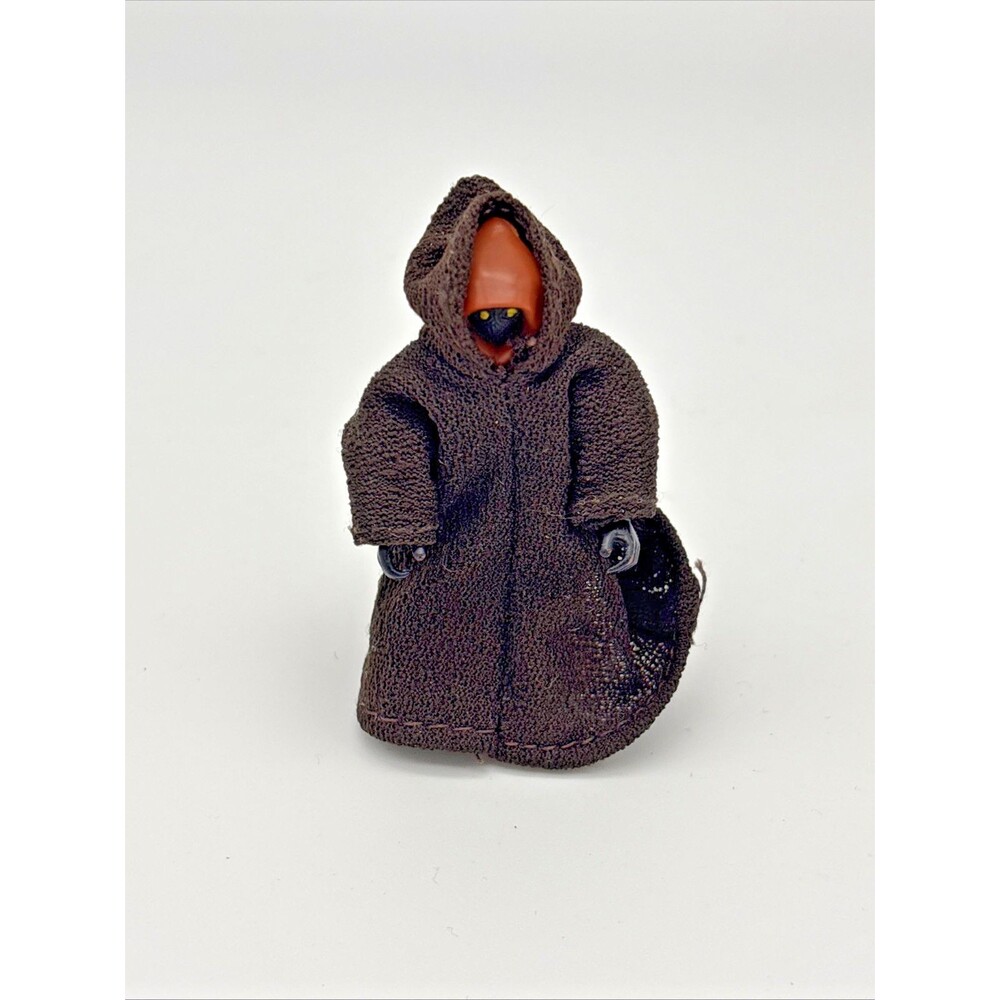 Vintage Star Wars Jawa with Cloak 3.75" Action Figure Hong Kong 1977 Kenner